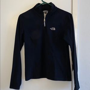 EUC women The North Face quarter zip TKA 100